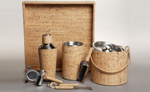 Cork enhanced Barware on the Forefront of the green Designer Movement